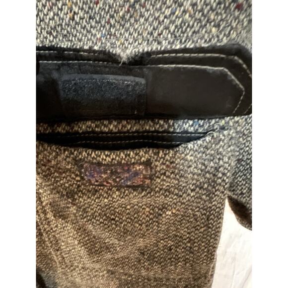 WOOLRICH Woman Vintage 80s Wool Tweed Coat Jacket Women’s Medium Made In USA Zip - Picture 7 of 14